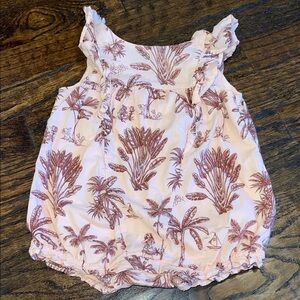 Disney + Janie & Jack Moana Bubble Baby Romper